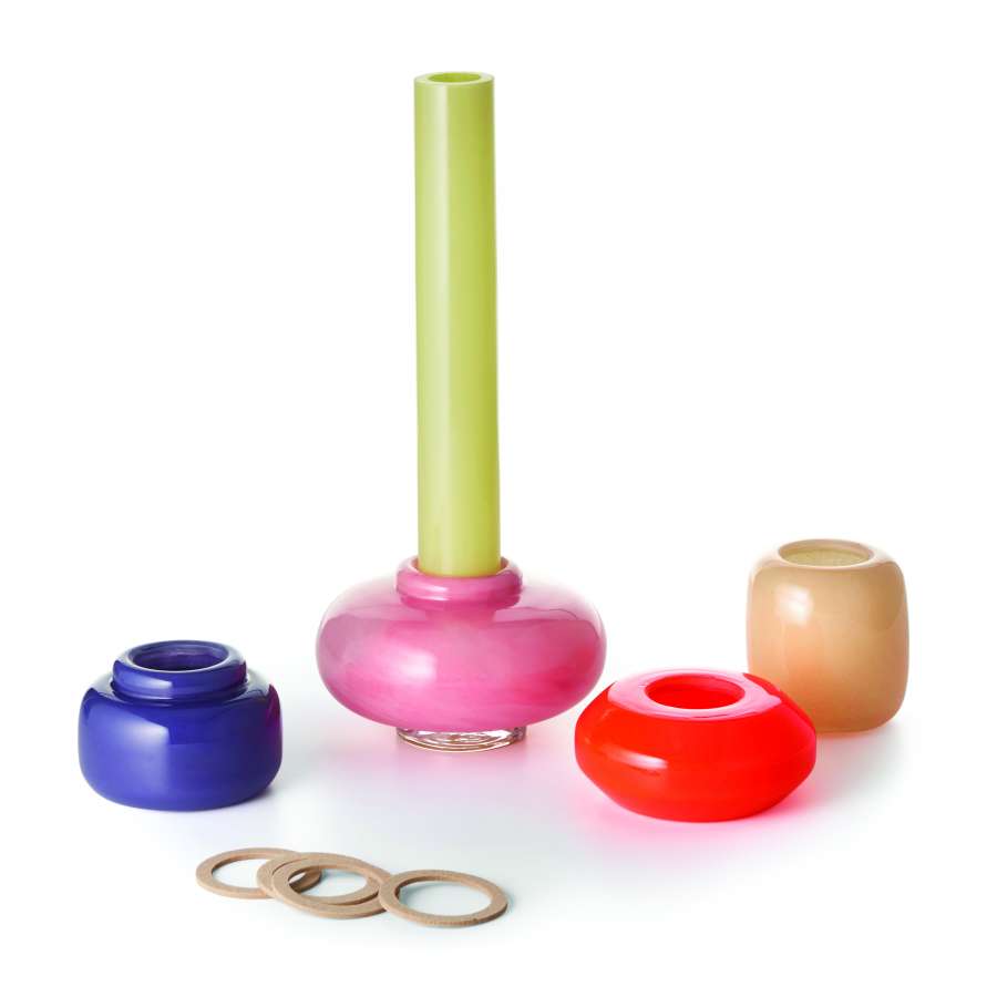 BIANETTI Modularvase Rot
