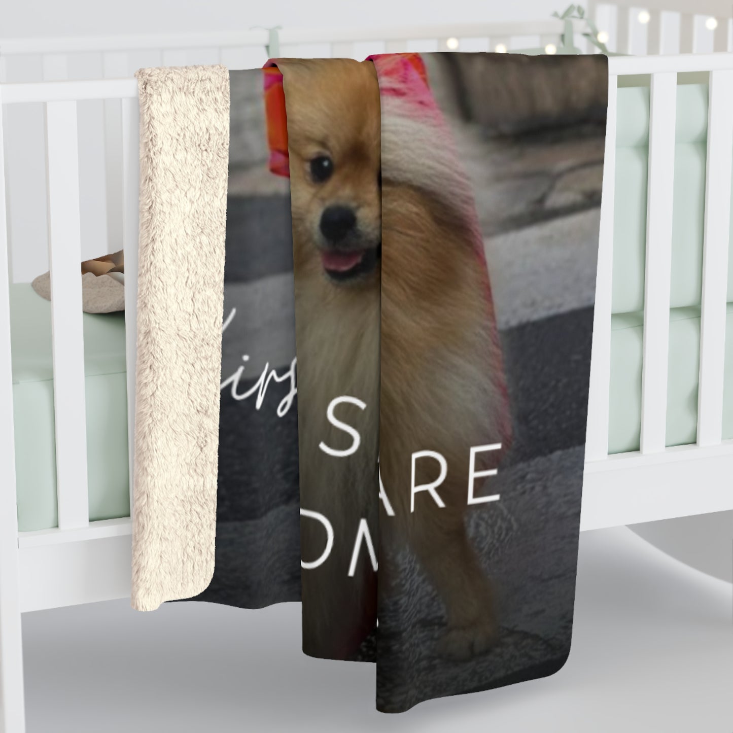 KIRSTEN PERSÖNLICH Decke "Selfcare Moment", lade Dein Bild und Deinen Namen hoch!