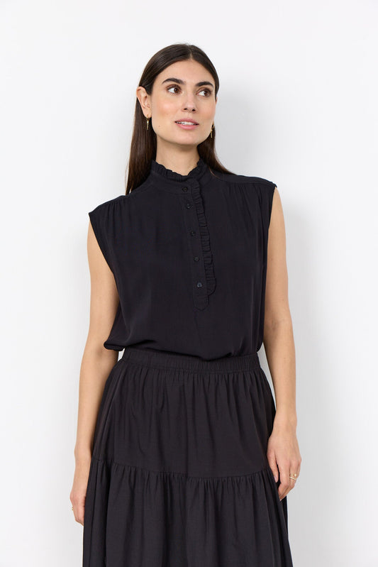 SC-RADIA 232 BLUSE SCHWARZ