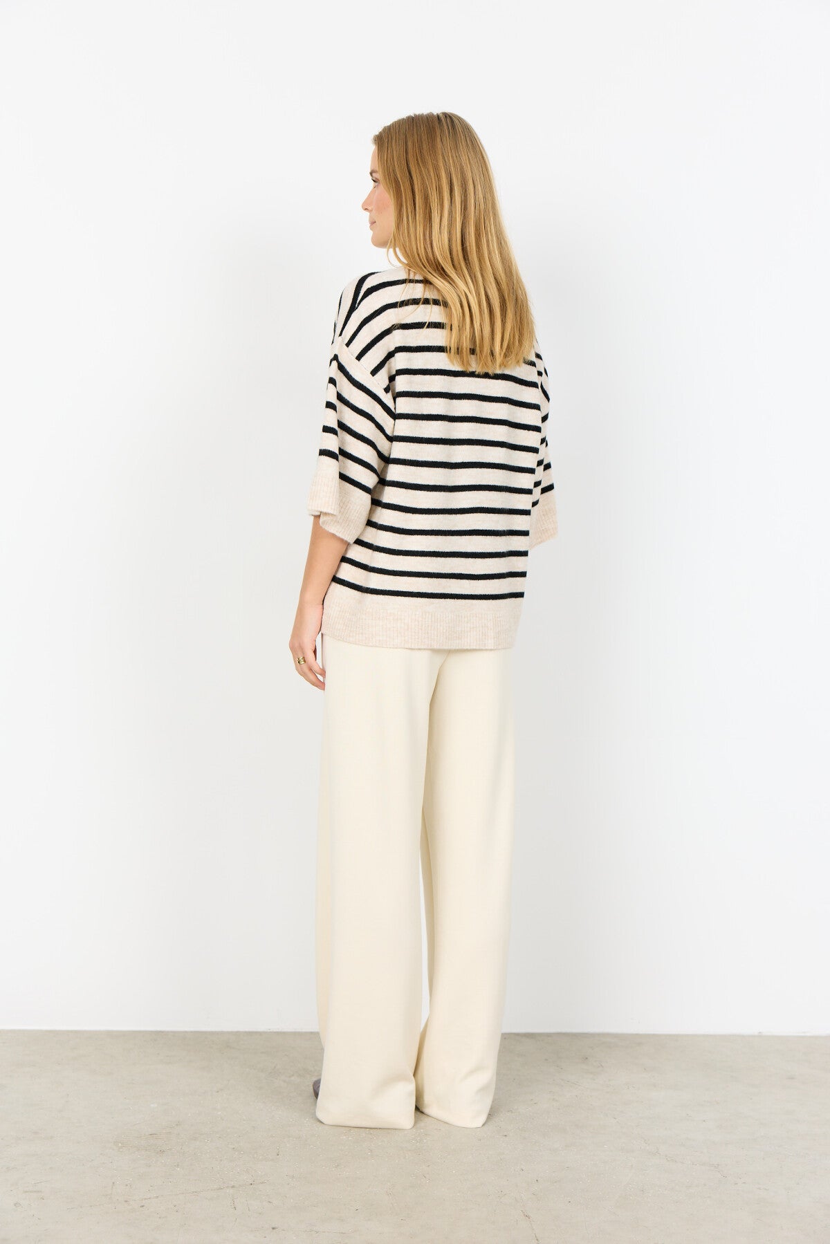 SC-ORLEAN STRIPE 11 PULLOVER CREME