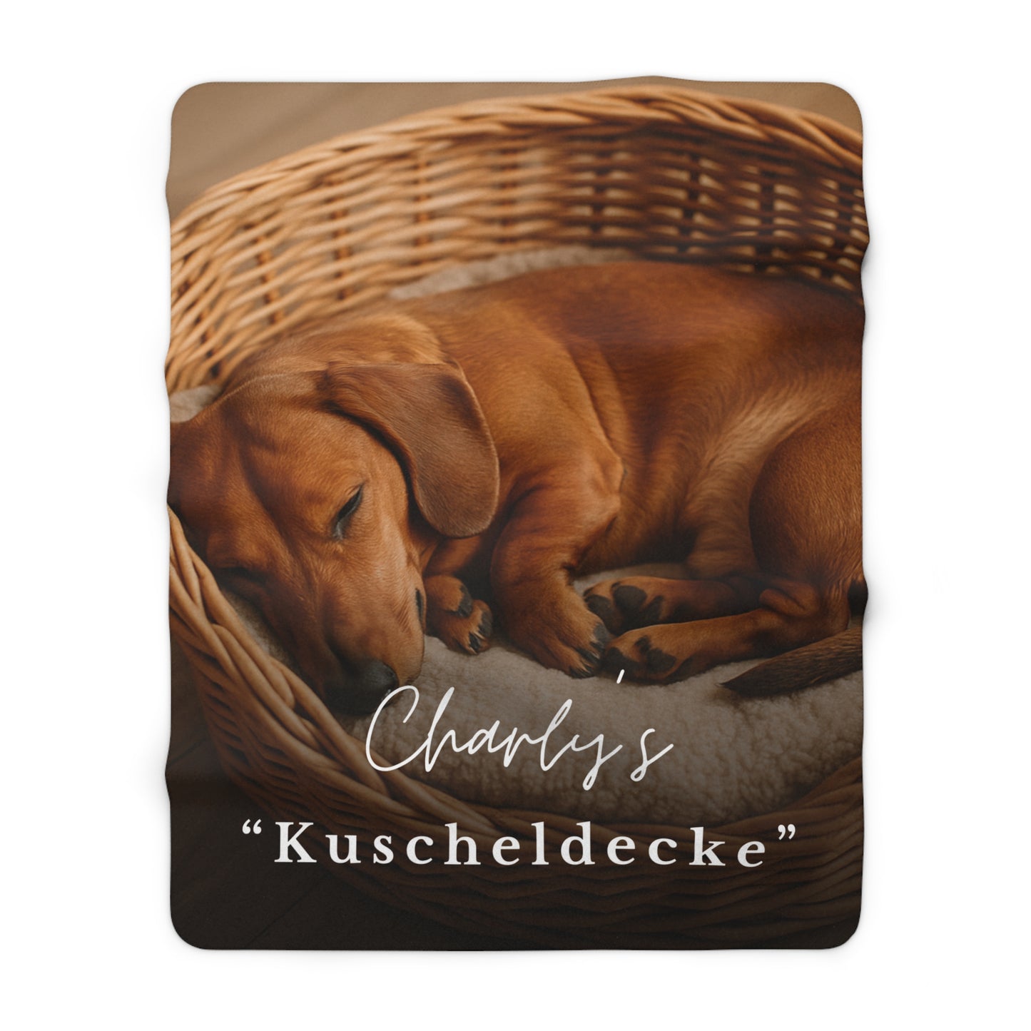 KIRSTEN PERSÖNLICH Decke "Kuscheldecke", lade Dein Bild hoch und trage Deinen Namen ein!