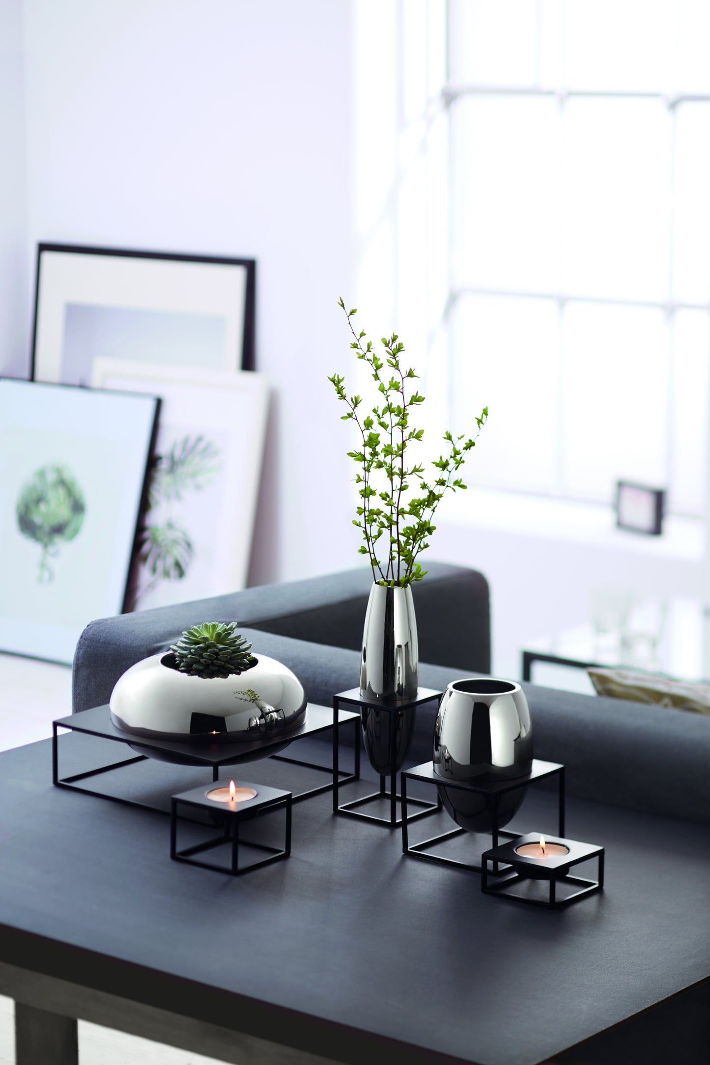 SOLERO Vase im Ständer