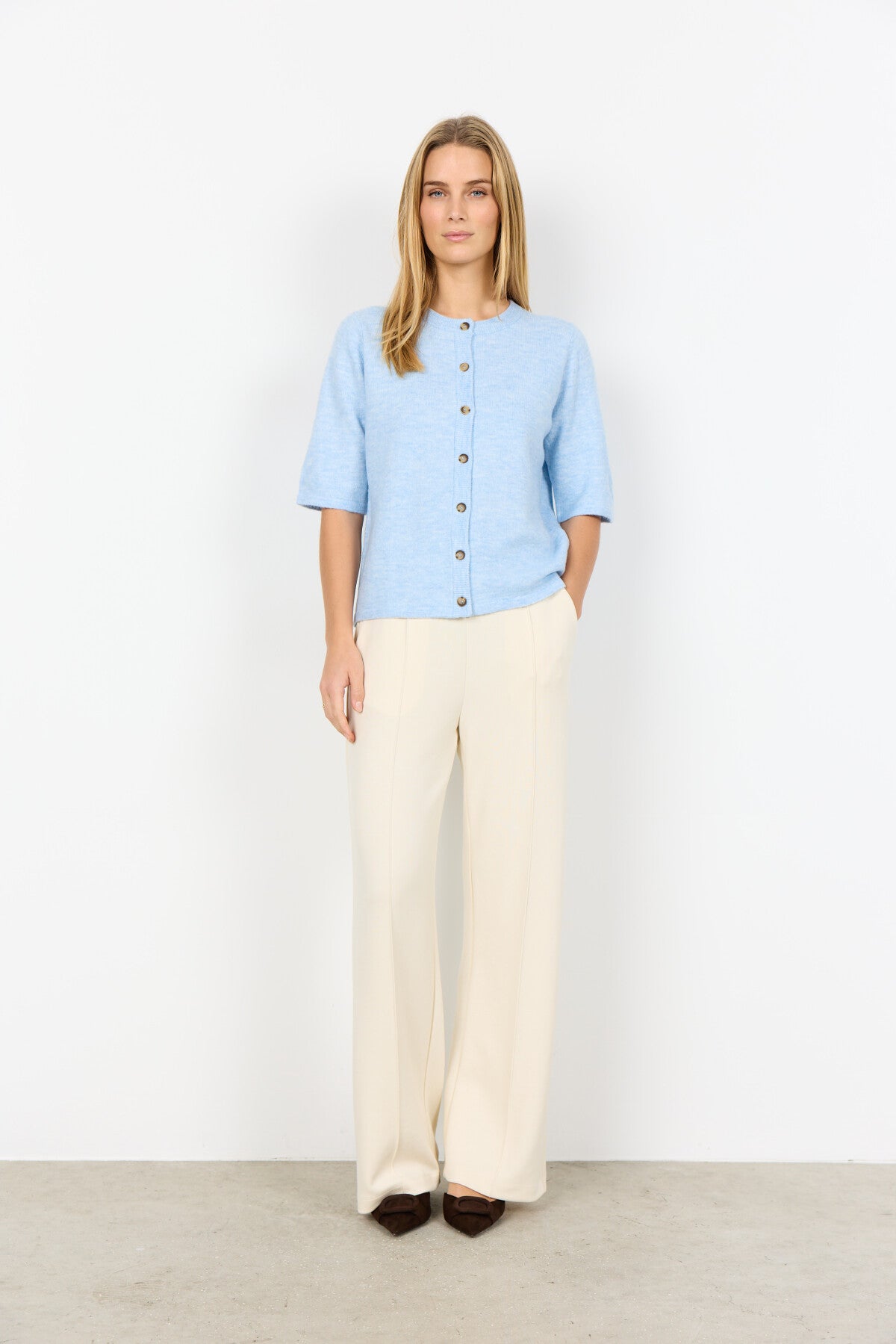 SC-ORLEAN 9 CARDIGAN HELLBLAU