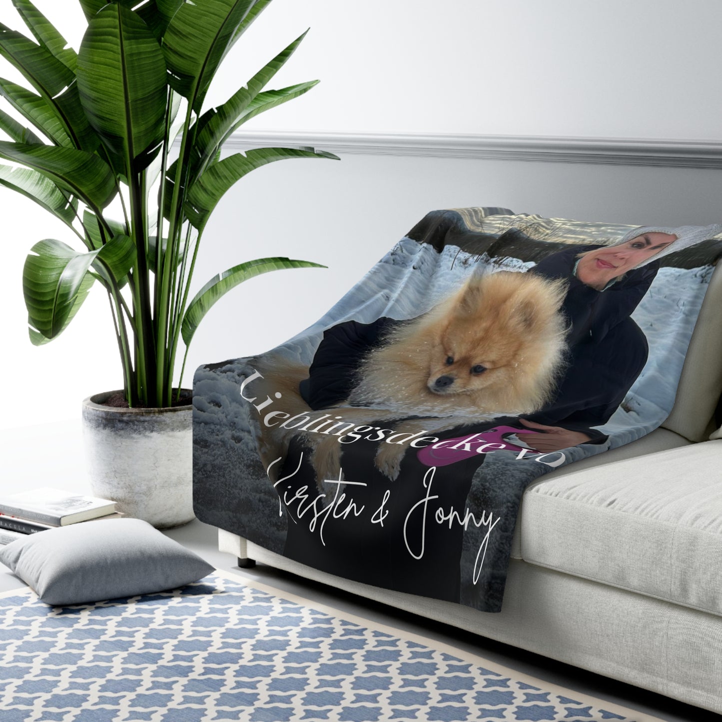 KIRSTEN PERSÖNLICH Decke "Du & Ich"