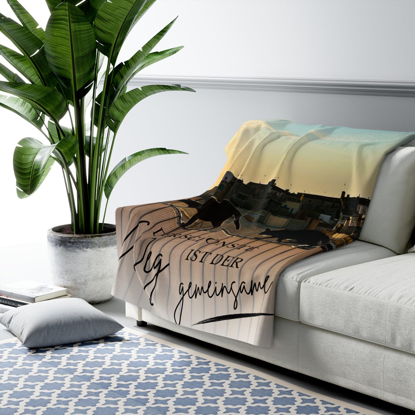 KIRSTEN PERSÖNLICH Decke "Der gemeinsame Weg", lade Dein Bild hoch!