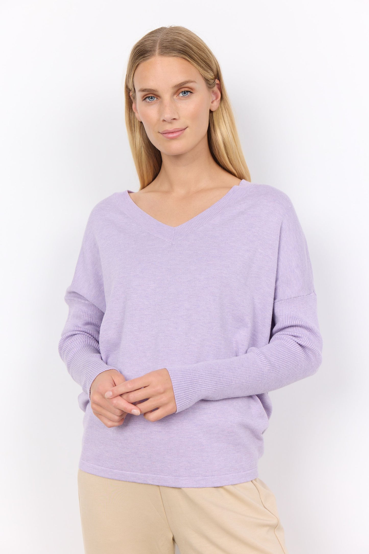 SC-DOLLIE 722 PULLOVER HELLES LILA