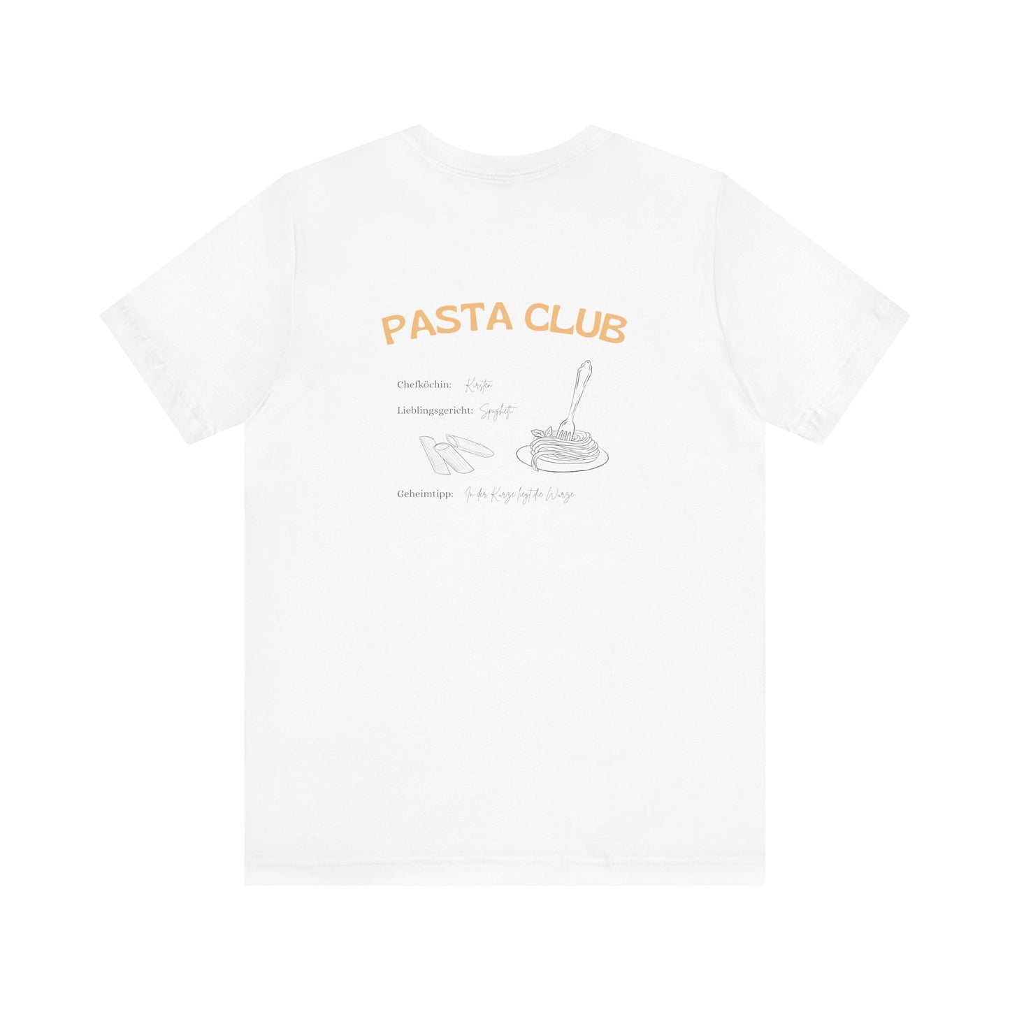 KIRSTENS "PASTA CLUB" Shirt zum personalisieren