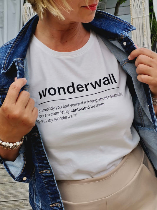 Shirt "Wonderwall" - White