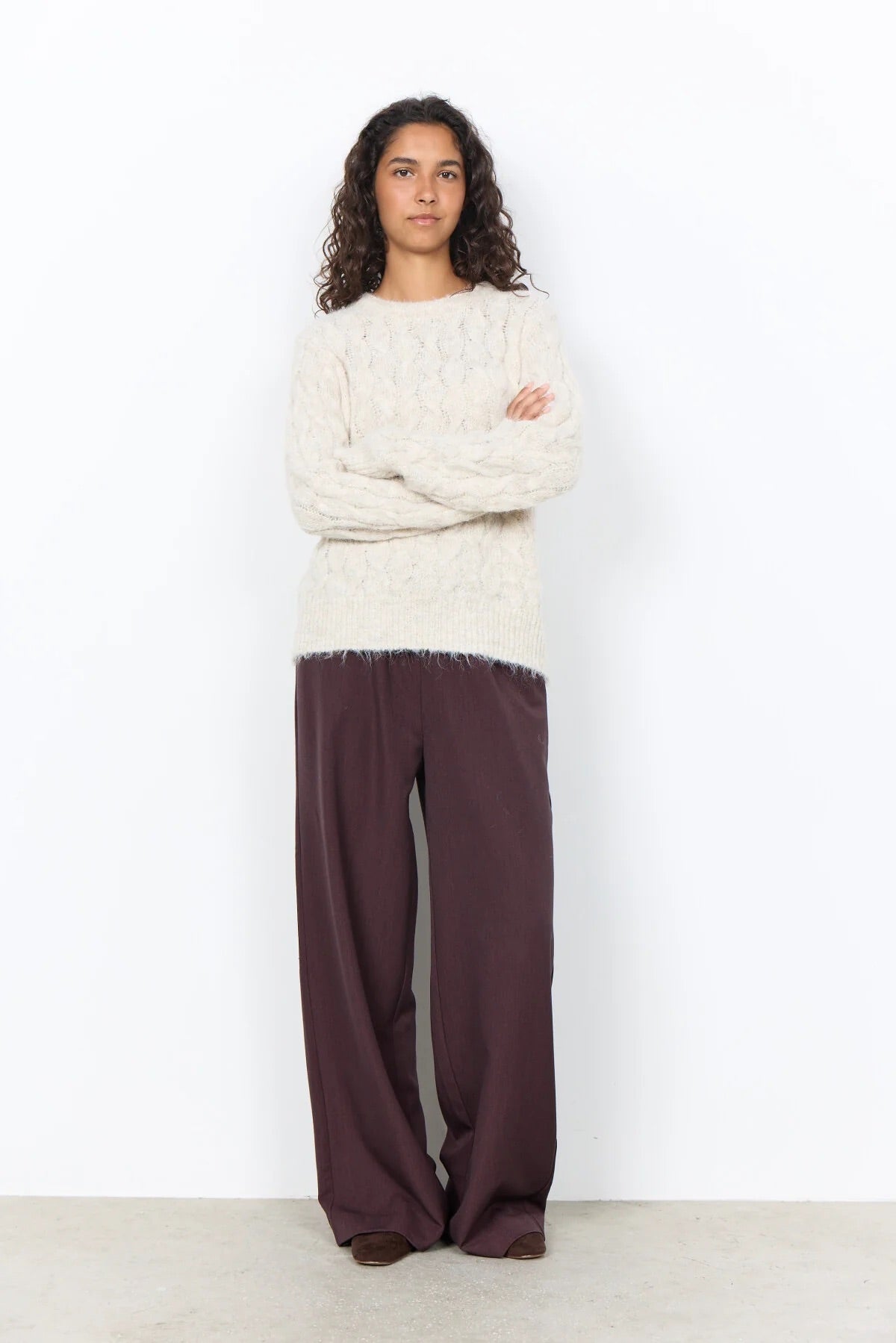 SC-HEIDA 1 PULLOVER LEICHTER SAND