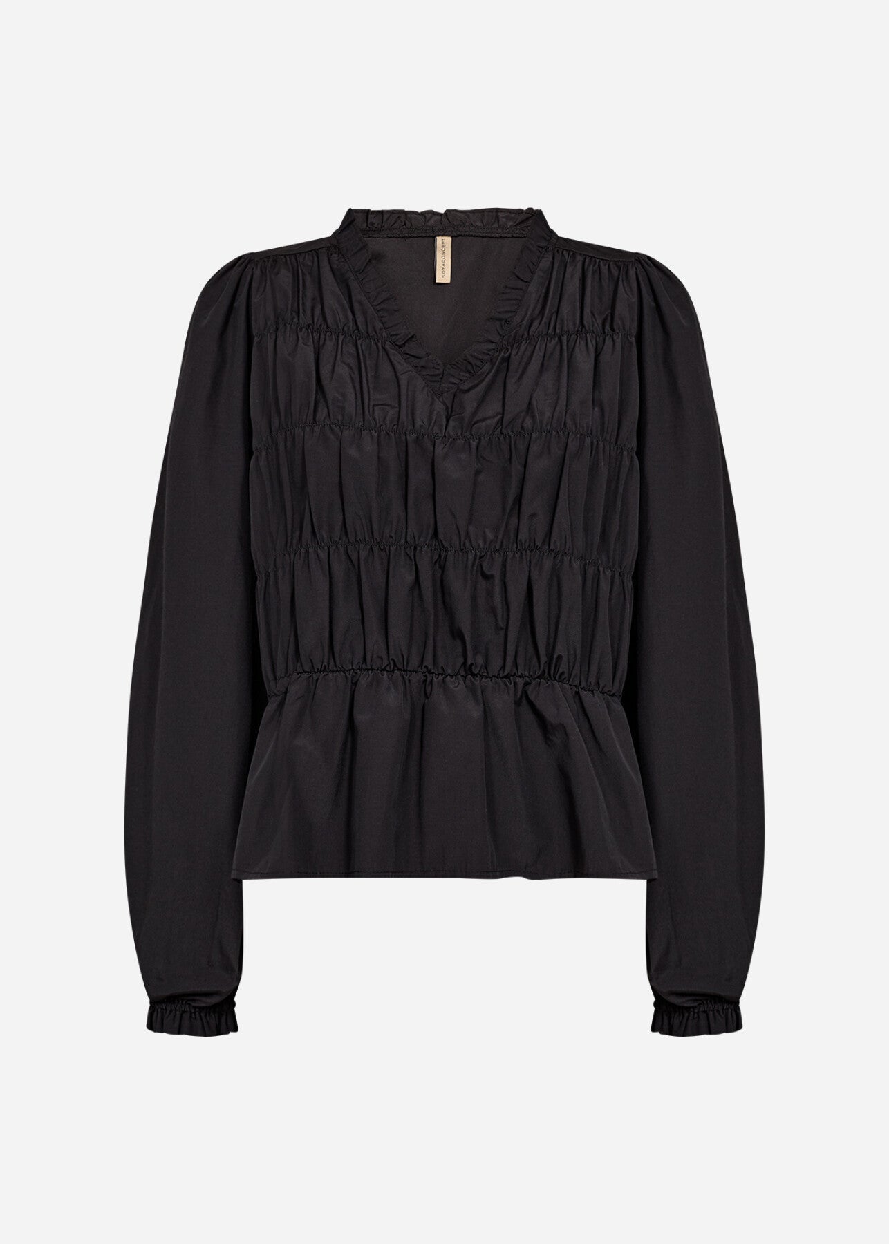 SC-NETTI 92 BLUSE SCHWARZ