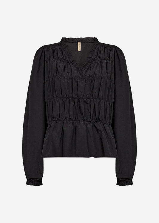 SC-NETTI 92 BLUSE SCHWARZ