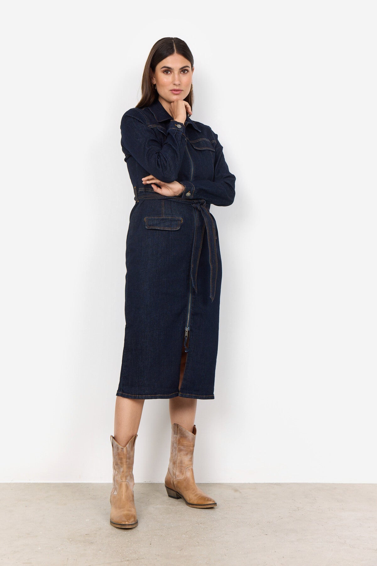 SC-KIMBERLY 37 KLEID NAVY