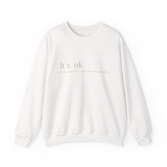KIRSTEN PERSÖNLICH Sweatshirt "It´s ok"