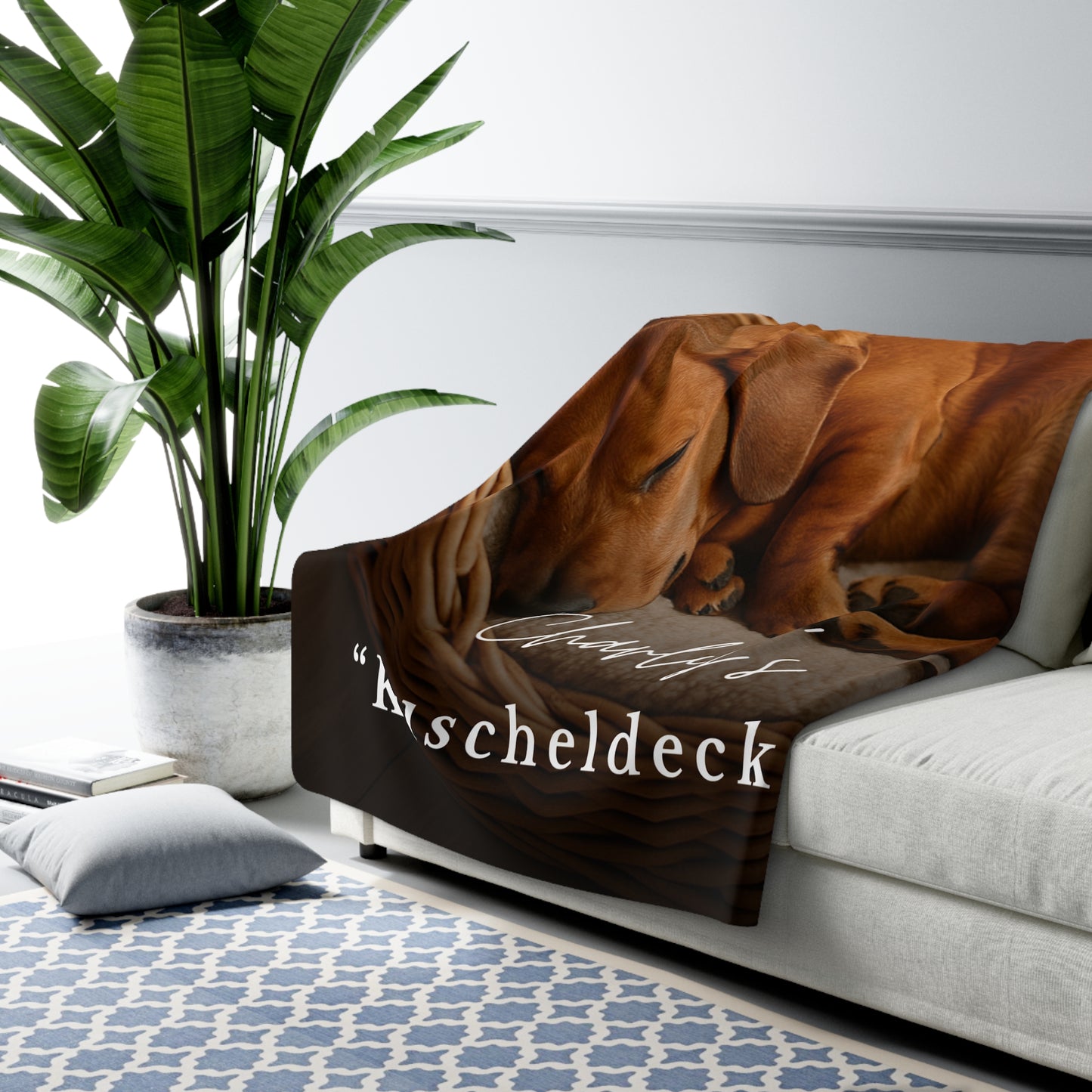 KIRSTEN PERSÖNLICH Decke "Kuscheldecke", lade Dein Bild hoch und trage Deinen Namen ein!