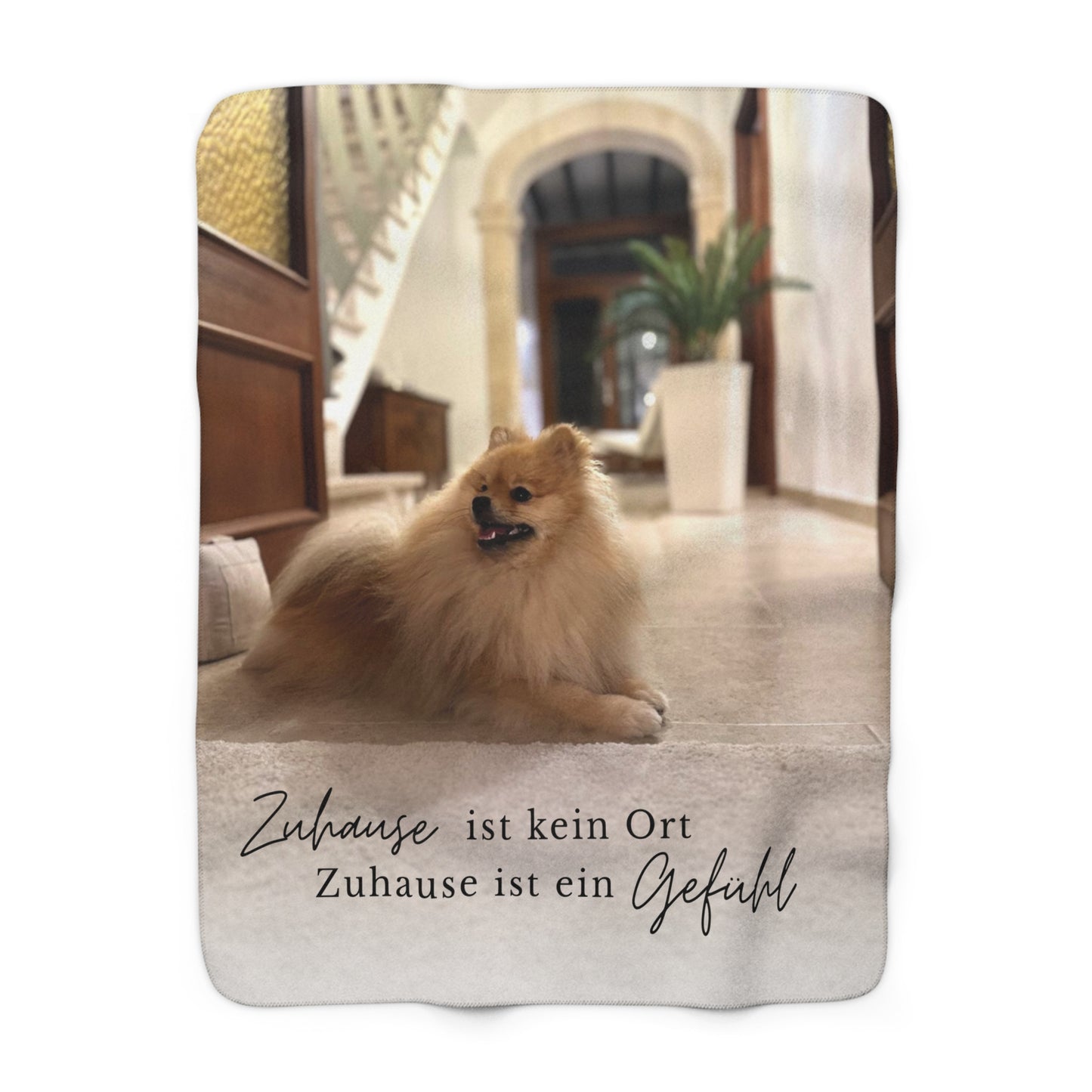 KIRSTEN PERSÖNLICH Decke "Zuhause", lade Dein Bild hoch!