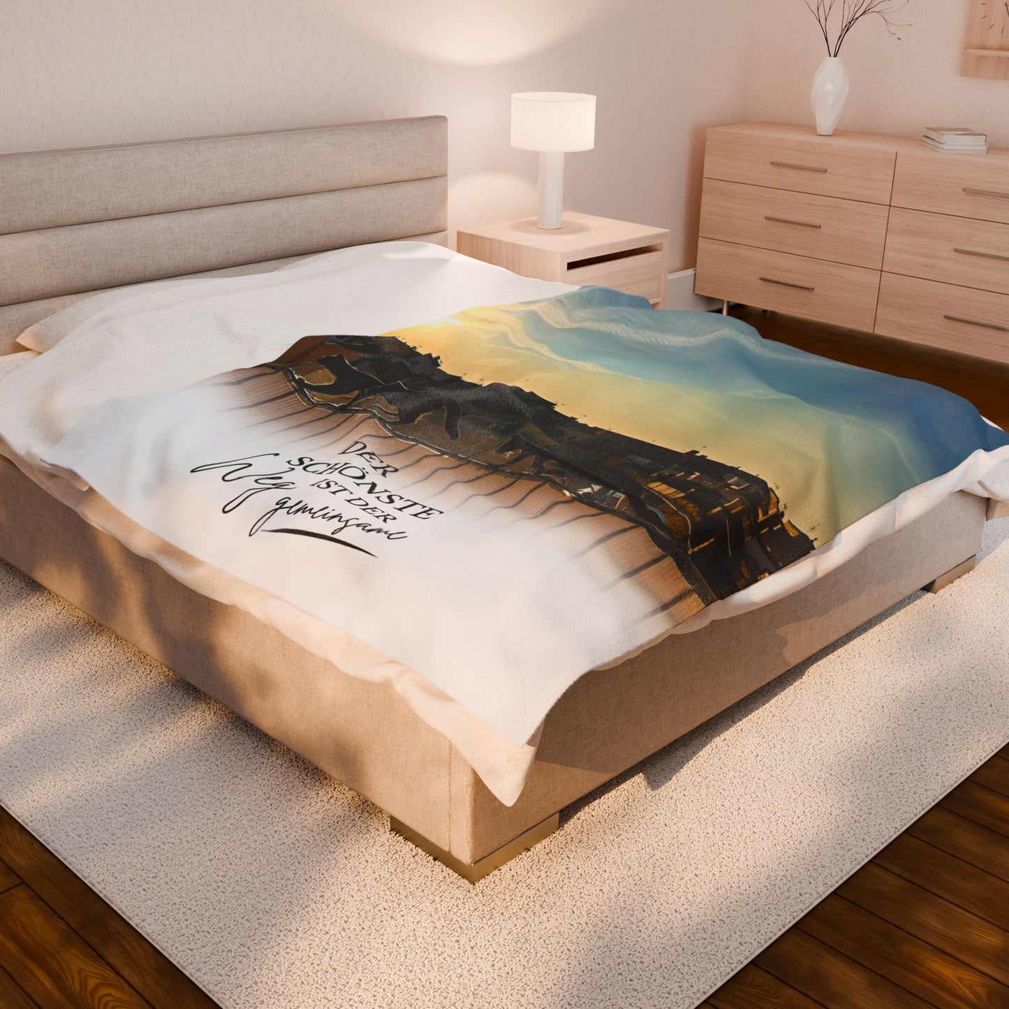 KIRSTEN PERSÖNLICH Kuscheldecke "GEMEINSAM"