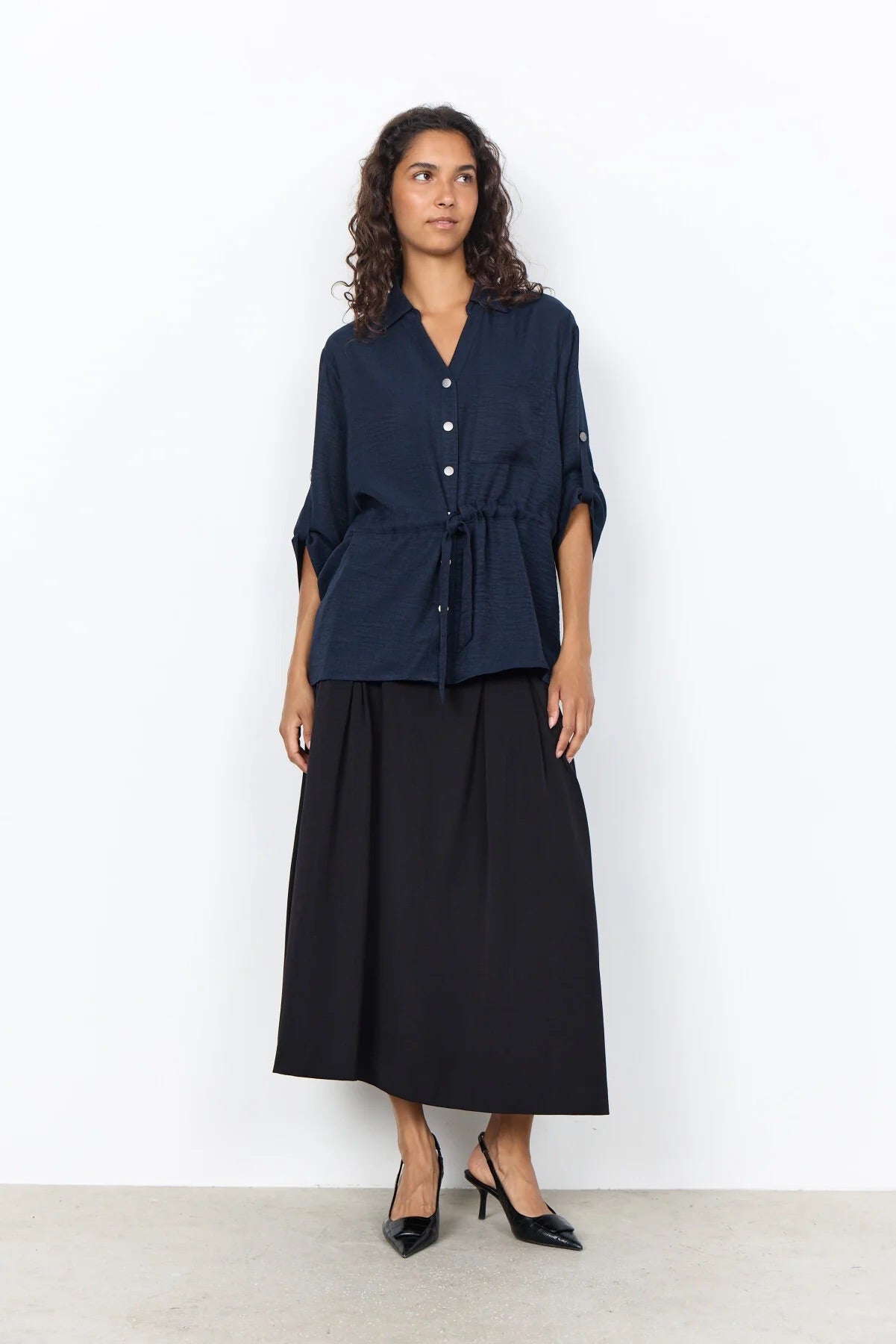 SC-CHARISSA 6 HEMD NAVY