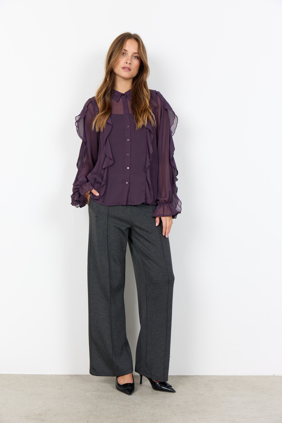 SC-NAIA 5 HEMD VIOLETT