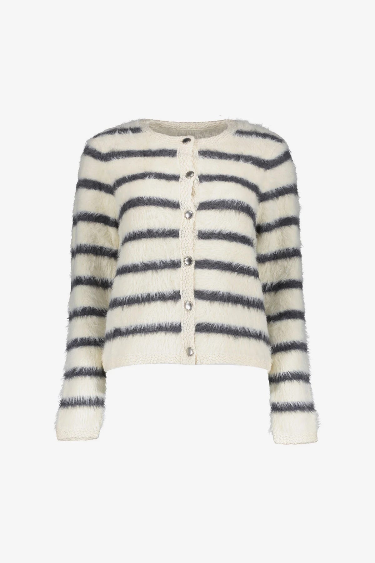 Mon Chéri Strickjacke - Creme/Grau