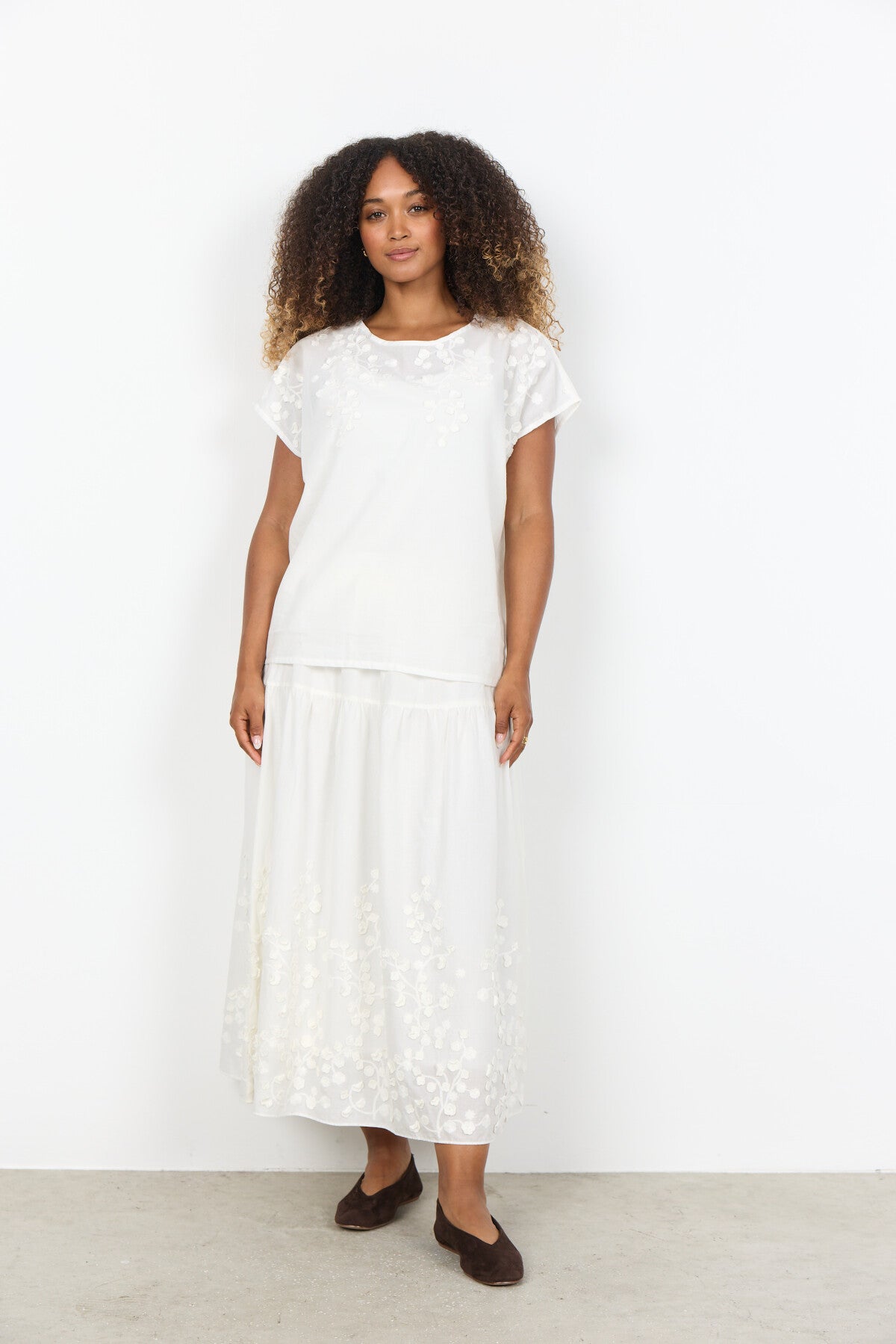 SC-FAHIMA 1 T-SHIRT WOLLWEISS