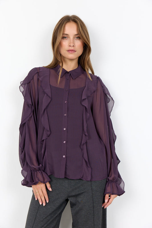 SC-NAIA 5 HEMD VIOLETT