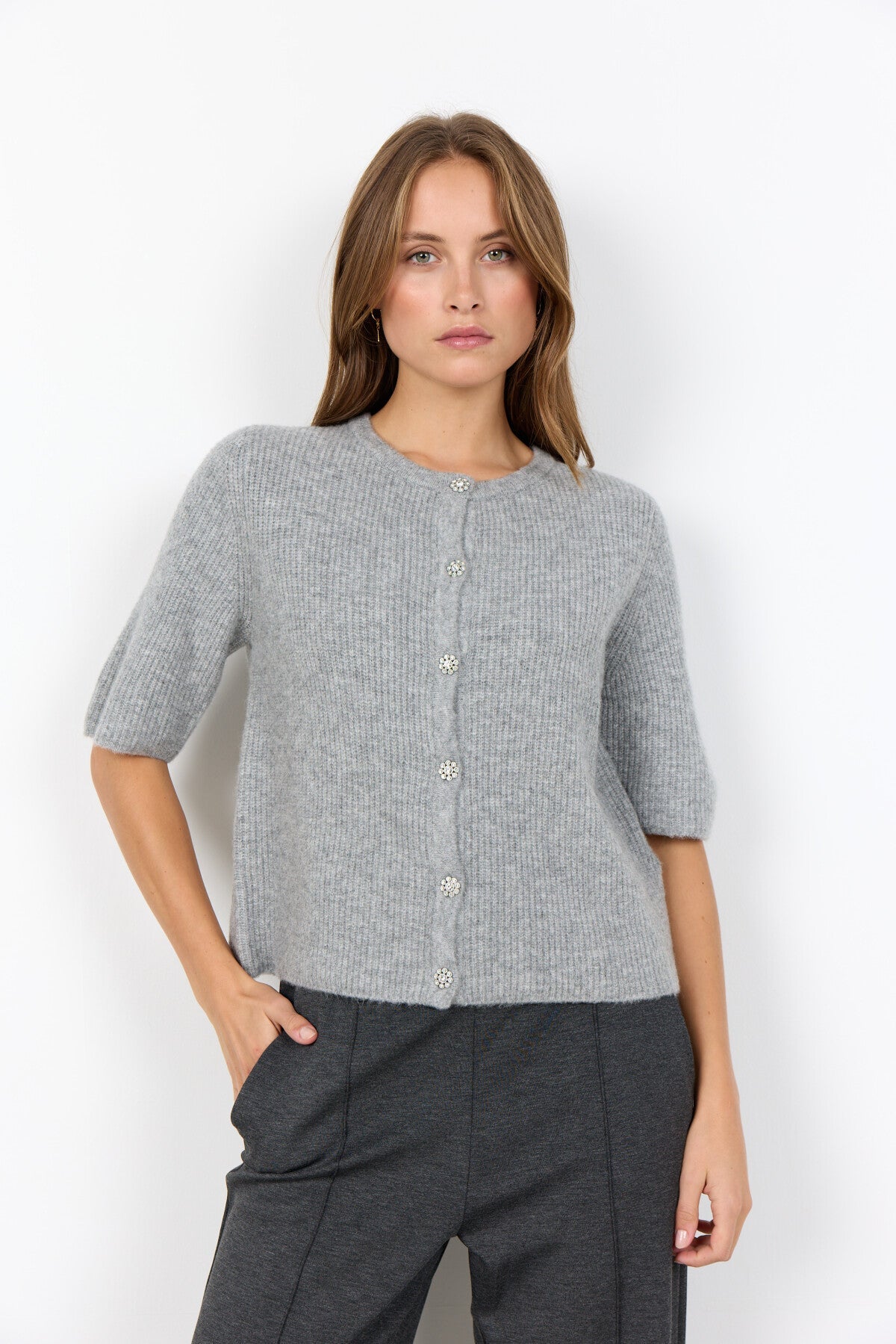 SC-AVALON 2 CARDIGAN GRAU