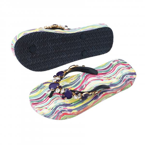 MOO ILO FLIPPIS & Neopren Tasche in Katja Rainbow
