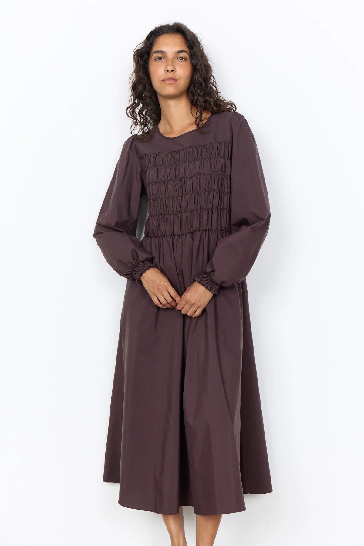 SC-NETTI 141 KLEID DUNKLE PFLAUME