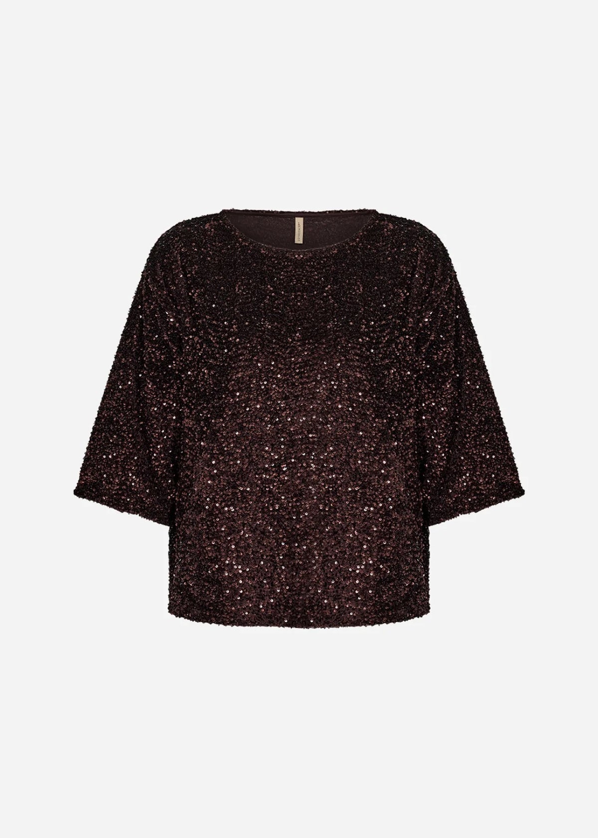 SC-JASLEEN 1 BLUSE - DUNKLE PFLAUME