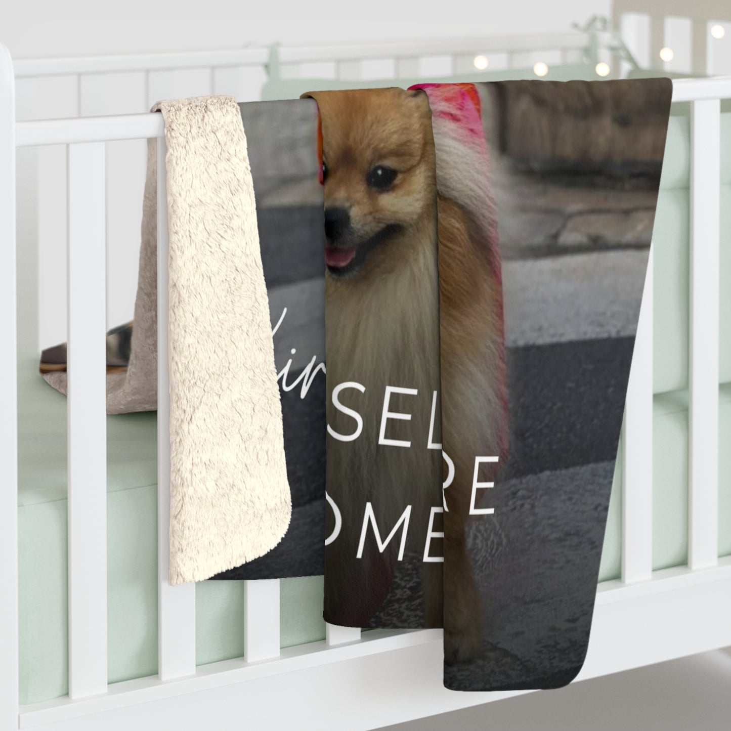 KIRSTEN PERSÖNLICH Decke "Selfcare Moment", lade Dein Bild und Deinen Namen hoch!