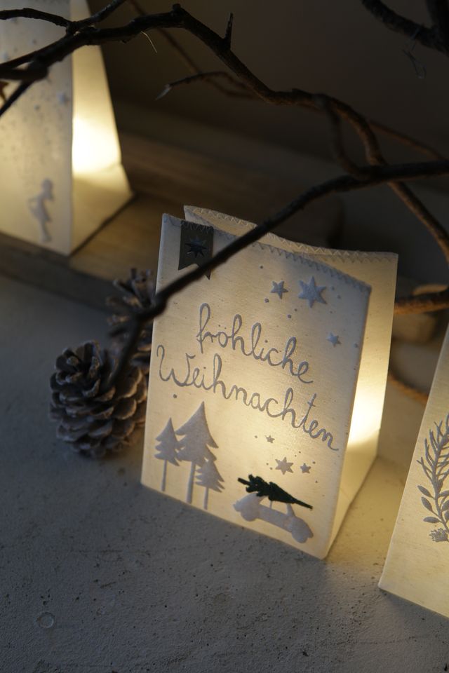 Winter Lichtbeutel - Fröhliche Weihnachten