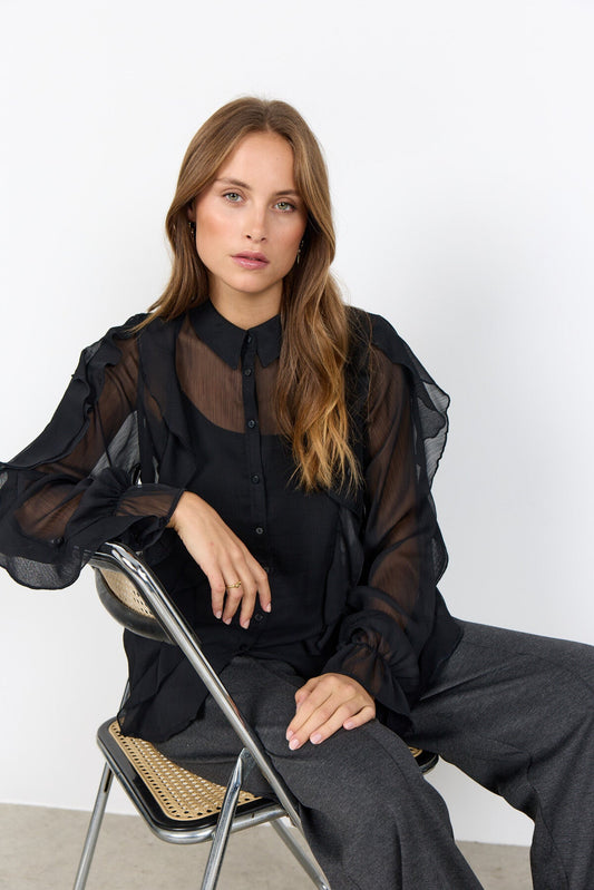 SC-NAIA 5 HEMD SCHWARZ