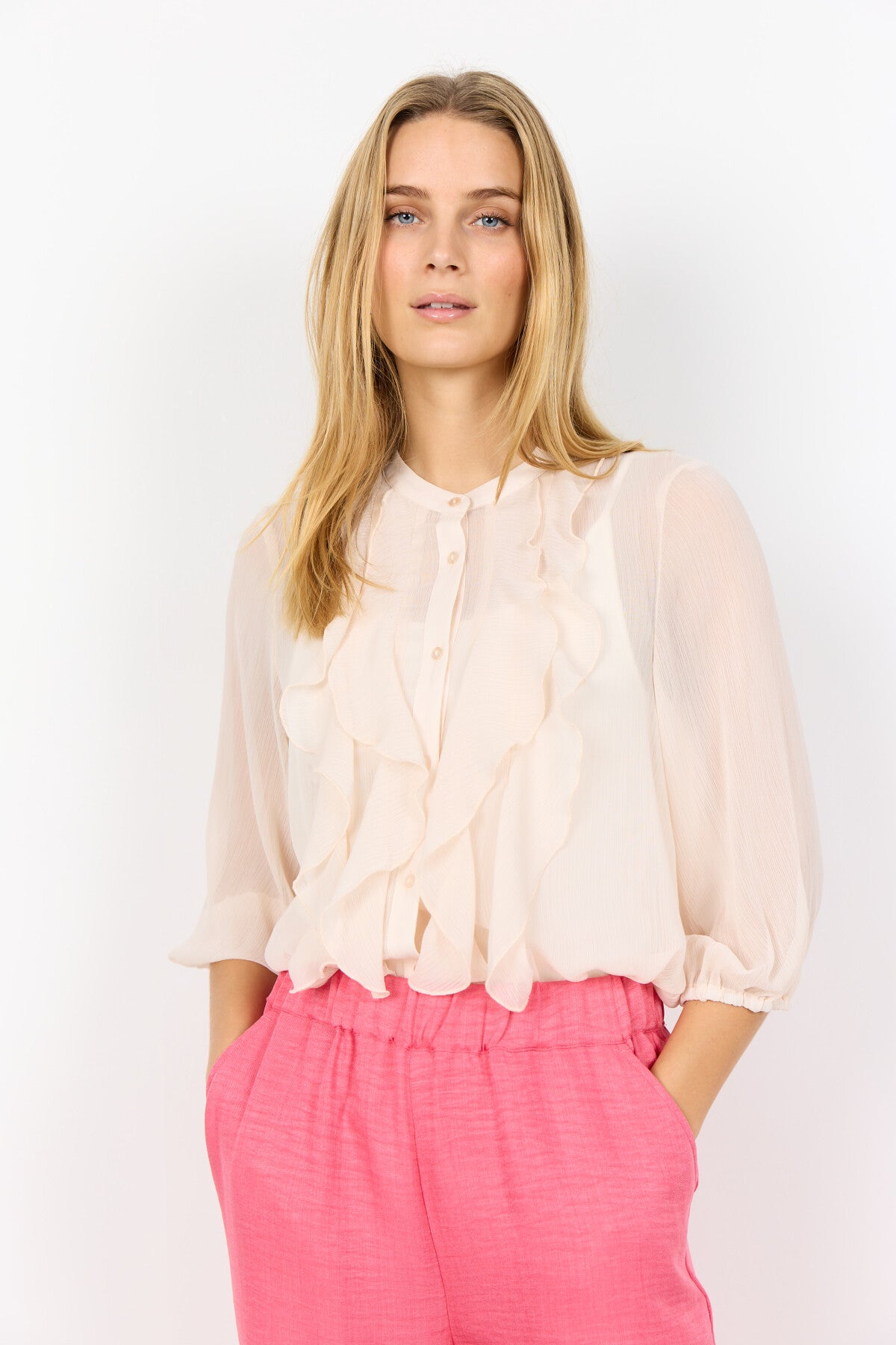 SC-NAIA 8 BLUSE CREME
