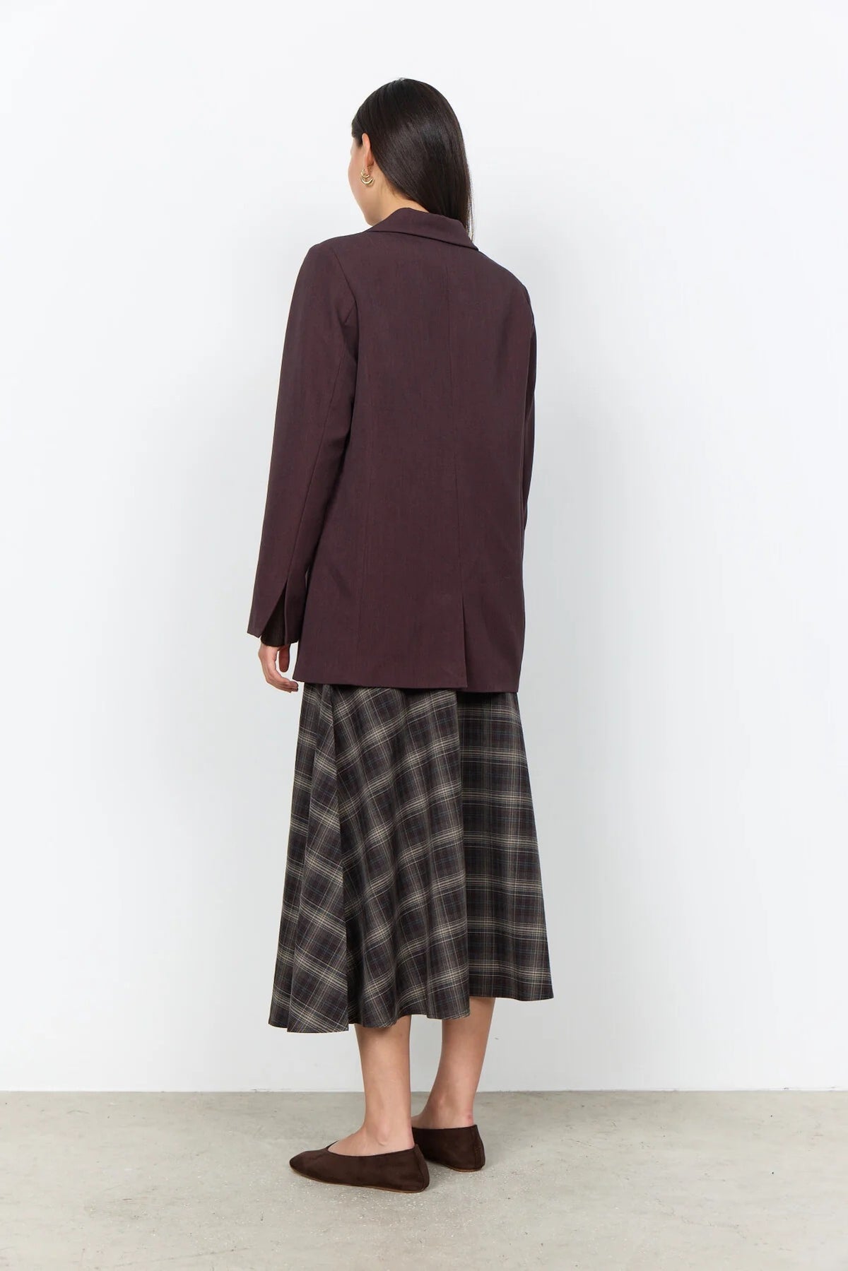 SC-ANN 2 BLAZER DUNKLE PFLAUME