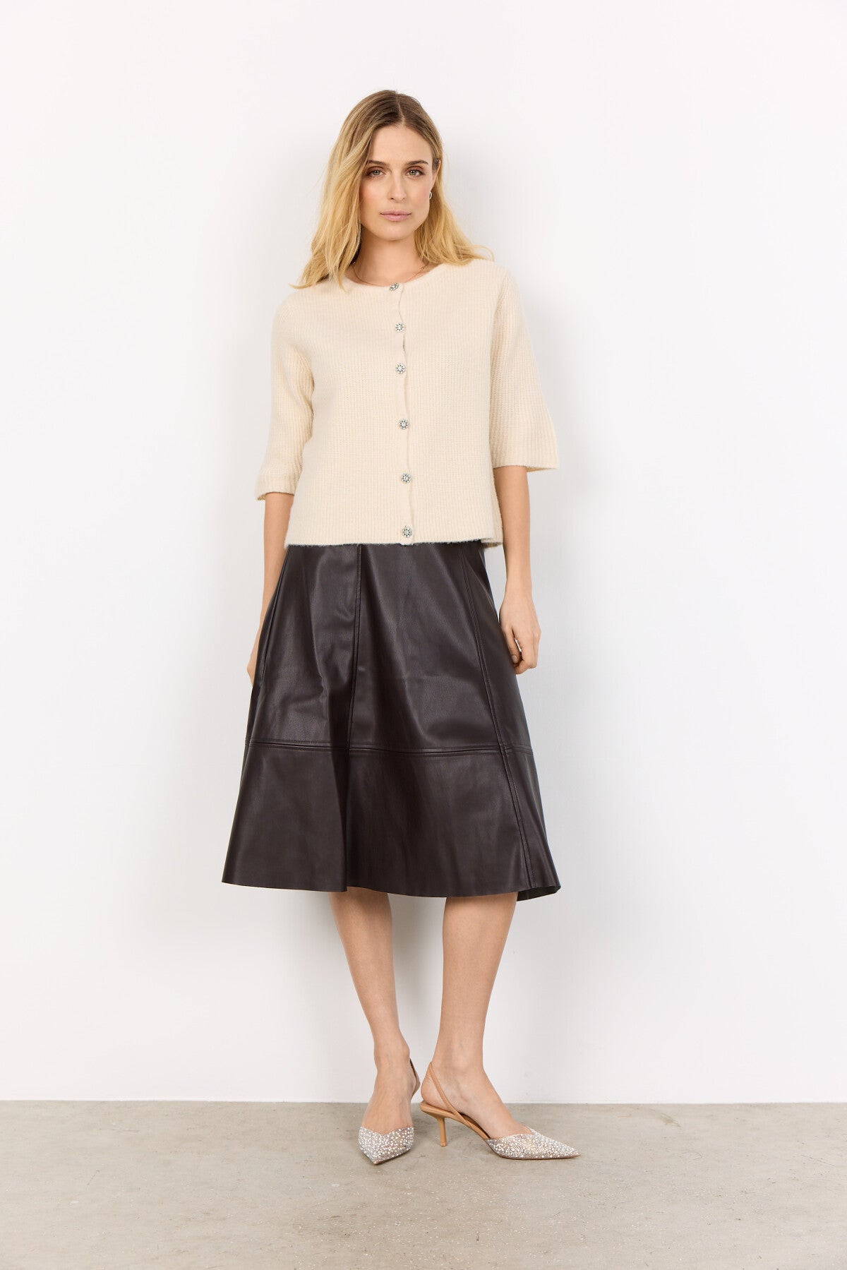 SC-AVALON 2 CARDIGAN CREME