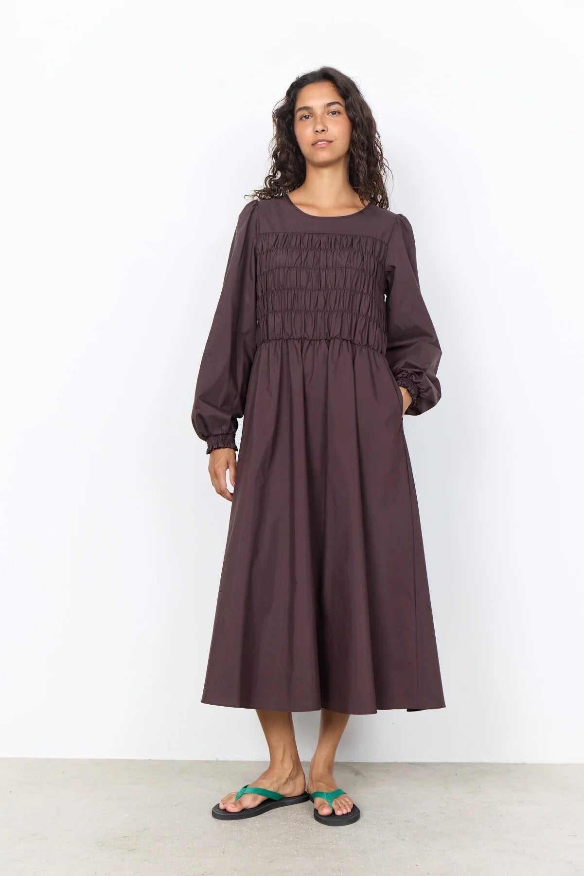 SC-NETTI 141 KLEID DUNKLE PFLAUME