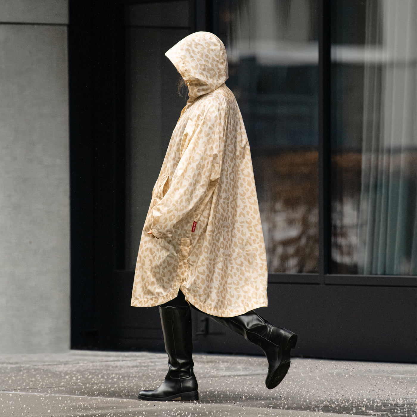 mini maxi raincoat Leo vanille
