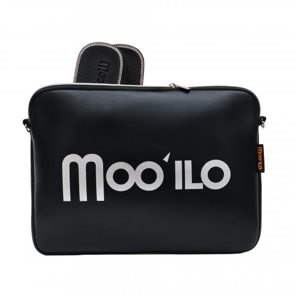 MOO ILO FLIPPIS & Neopren Tasche Anna Schwarz