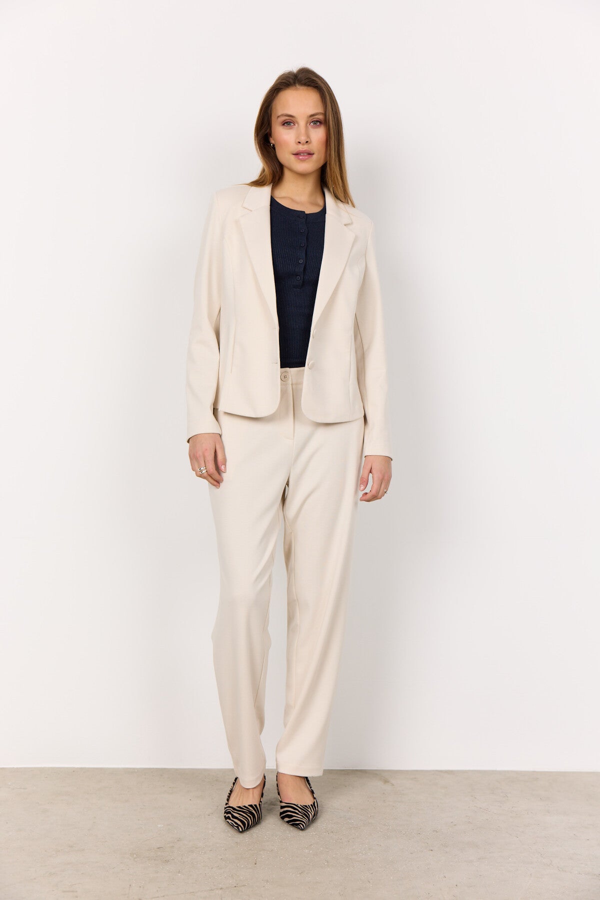 SC-DANIELA 1 BLAZER CREME