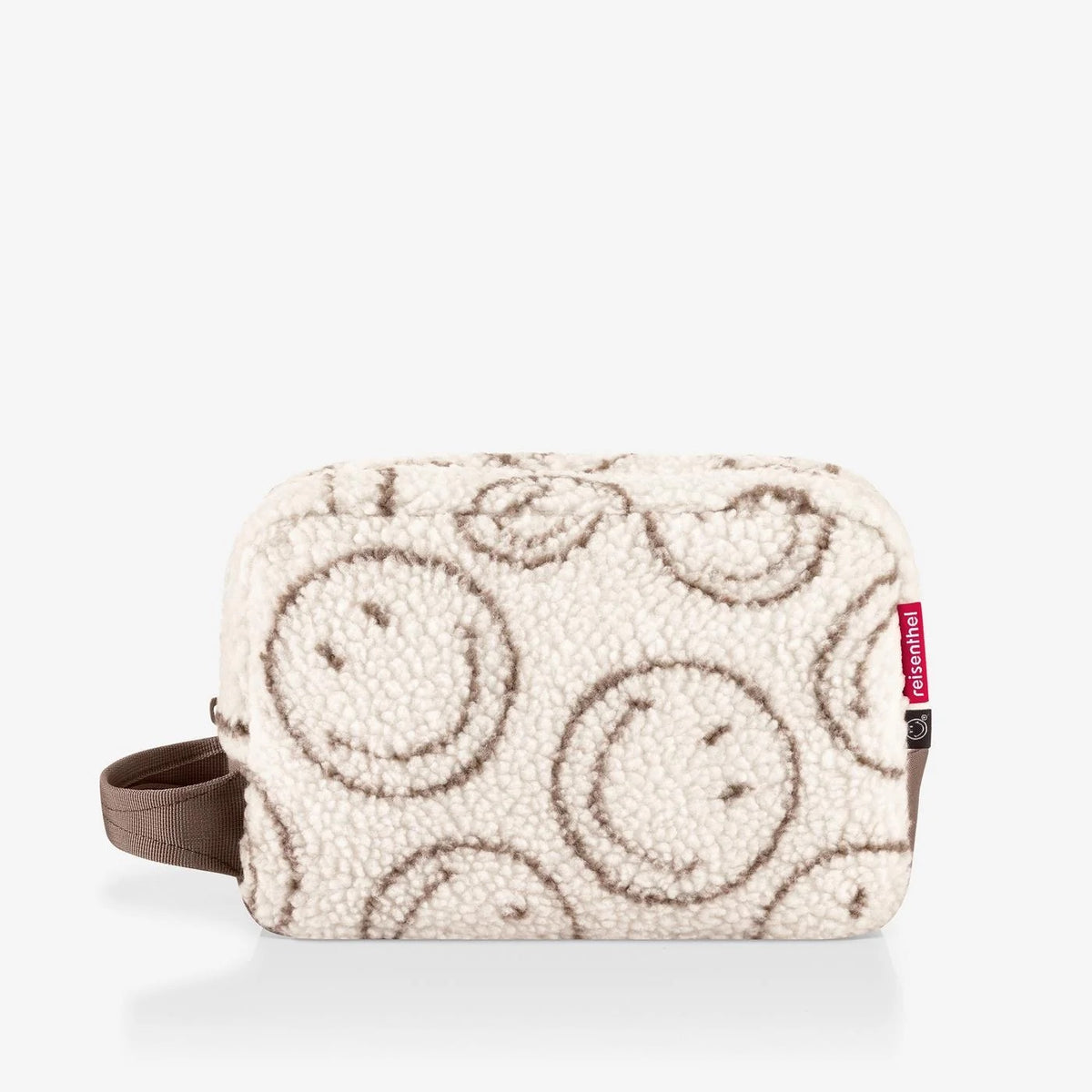 Cosmeticpouch M - Smiley Teddy Chocolate