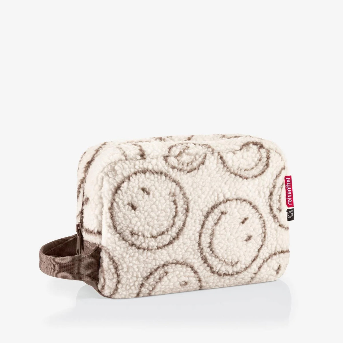 Cosmeticpouch M - Smiley Teddy Chocolate