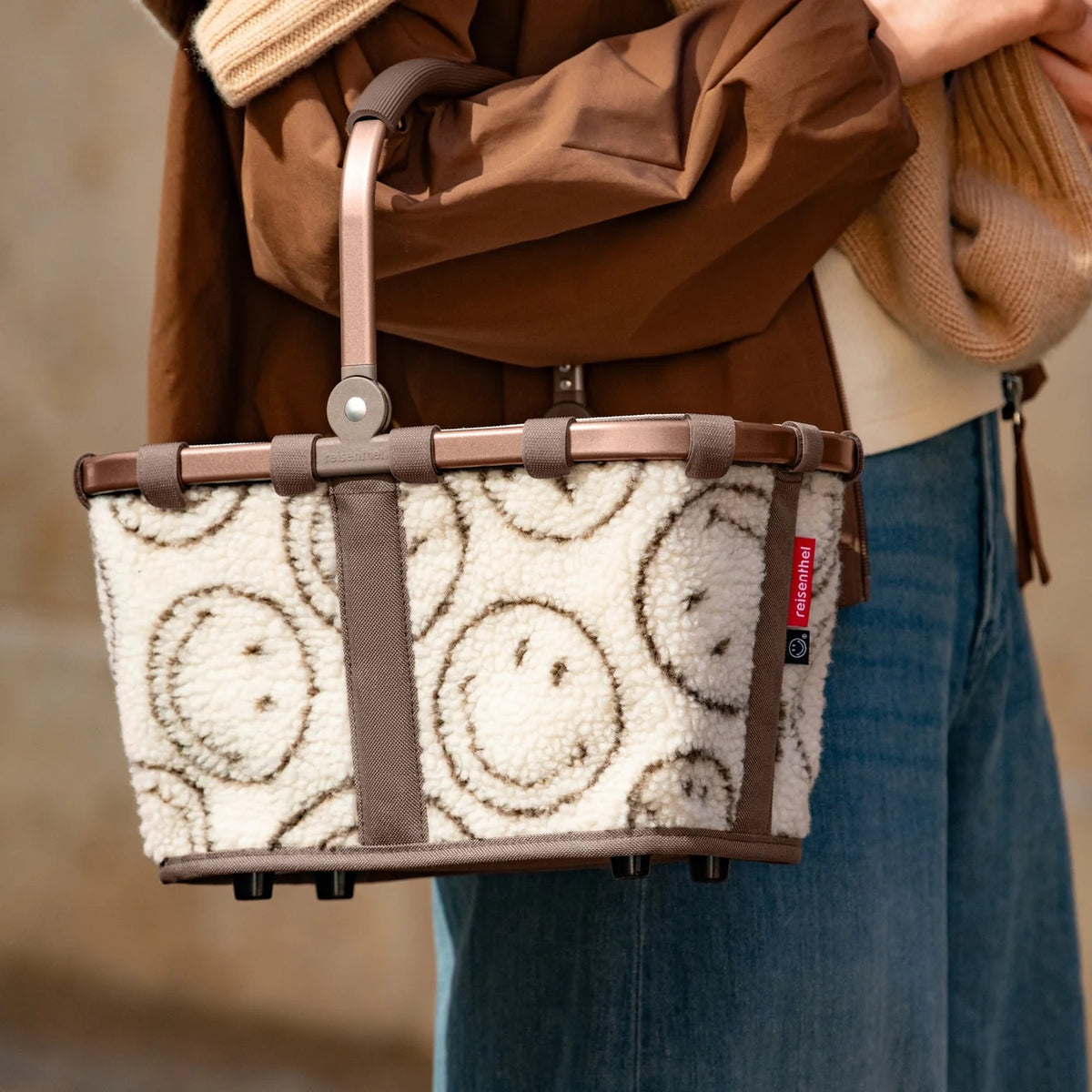 Carrybag XS Smiley Teddy Chocolate