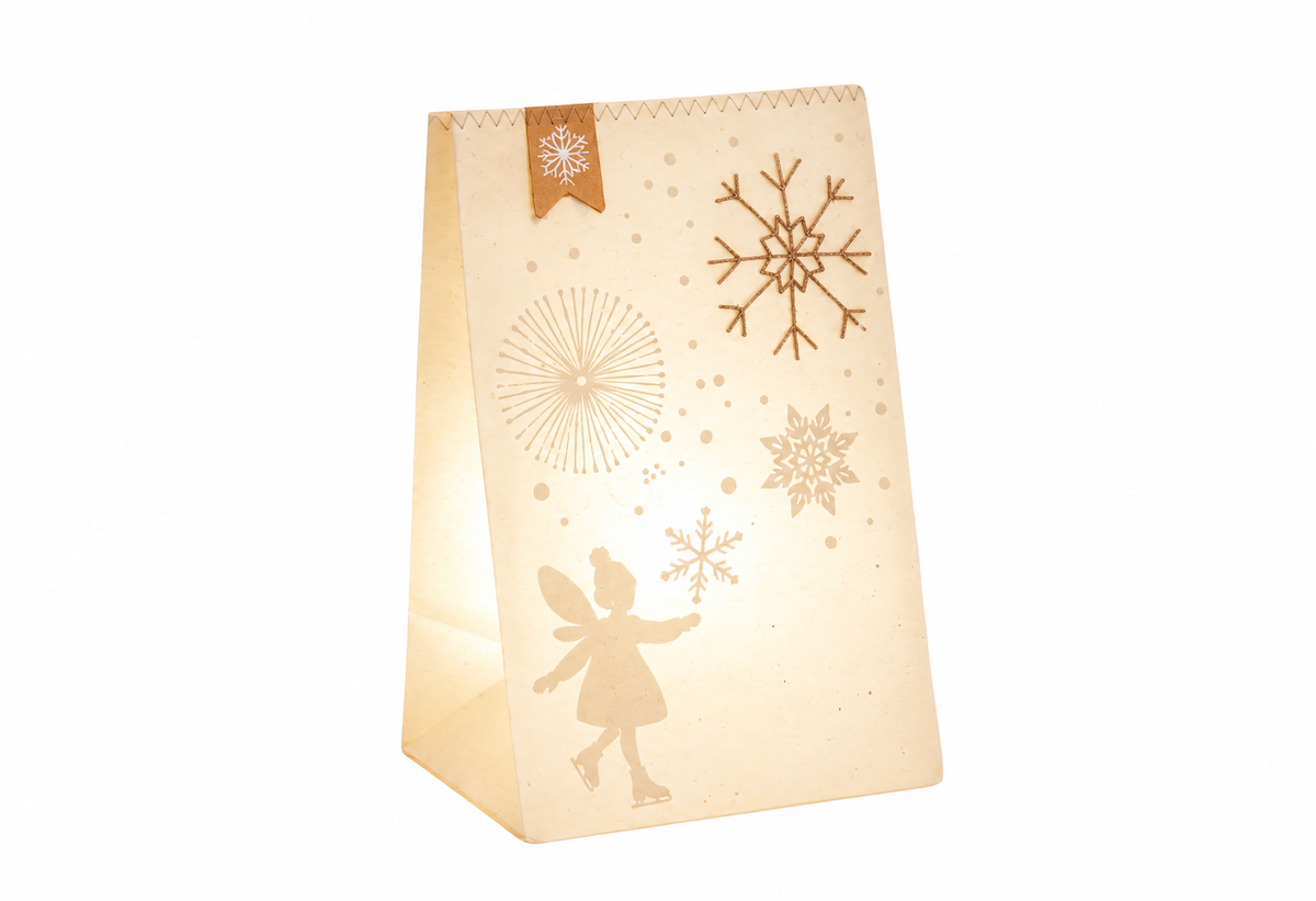 Winter Lichtbeutel - Schneeflocke