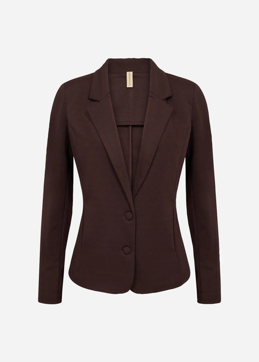 SC-DANIELA 1 BLAZER DUNKLE PFLAUME