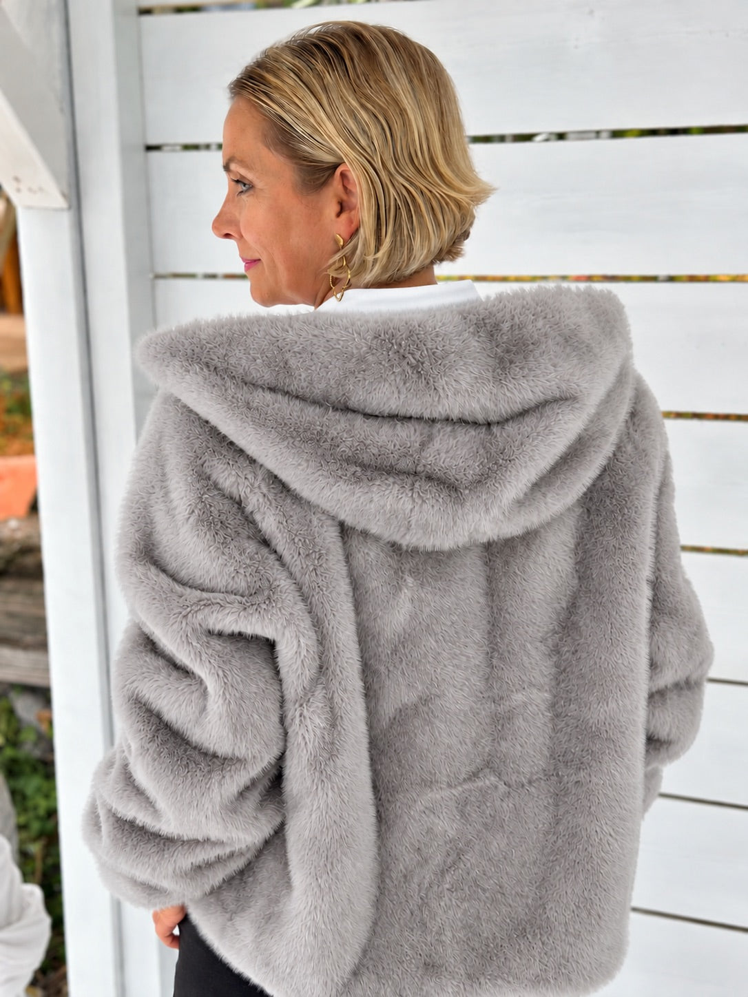Wendejacke „St. Moritz“ – Silver Grey