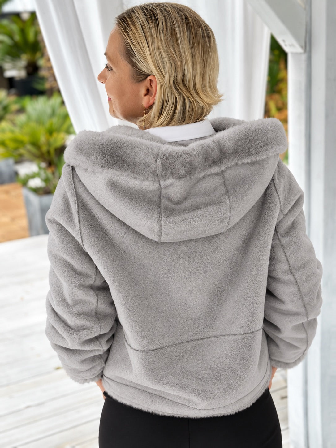 Wendejacke „St. Moritz“ – Silver Grey