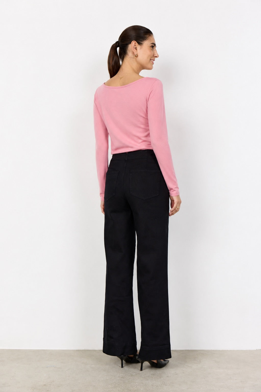 SC-PYLLE 2 LANGARM-SHIRT ALT ROSA