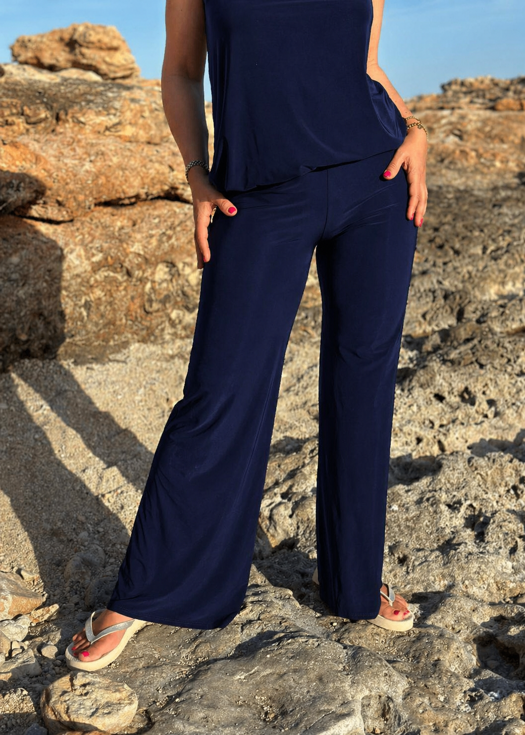 Kofferhose „Navy Flow"
