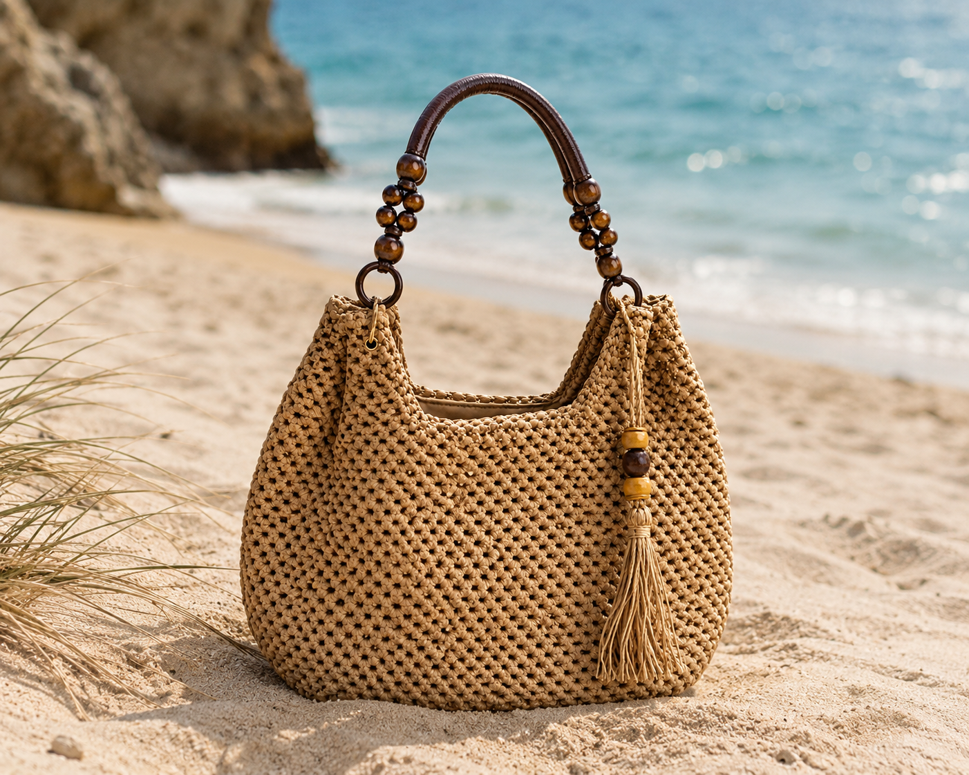 Strandtasche „Marrakesh“ in Beige