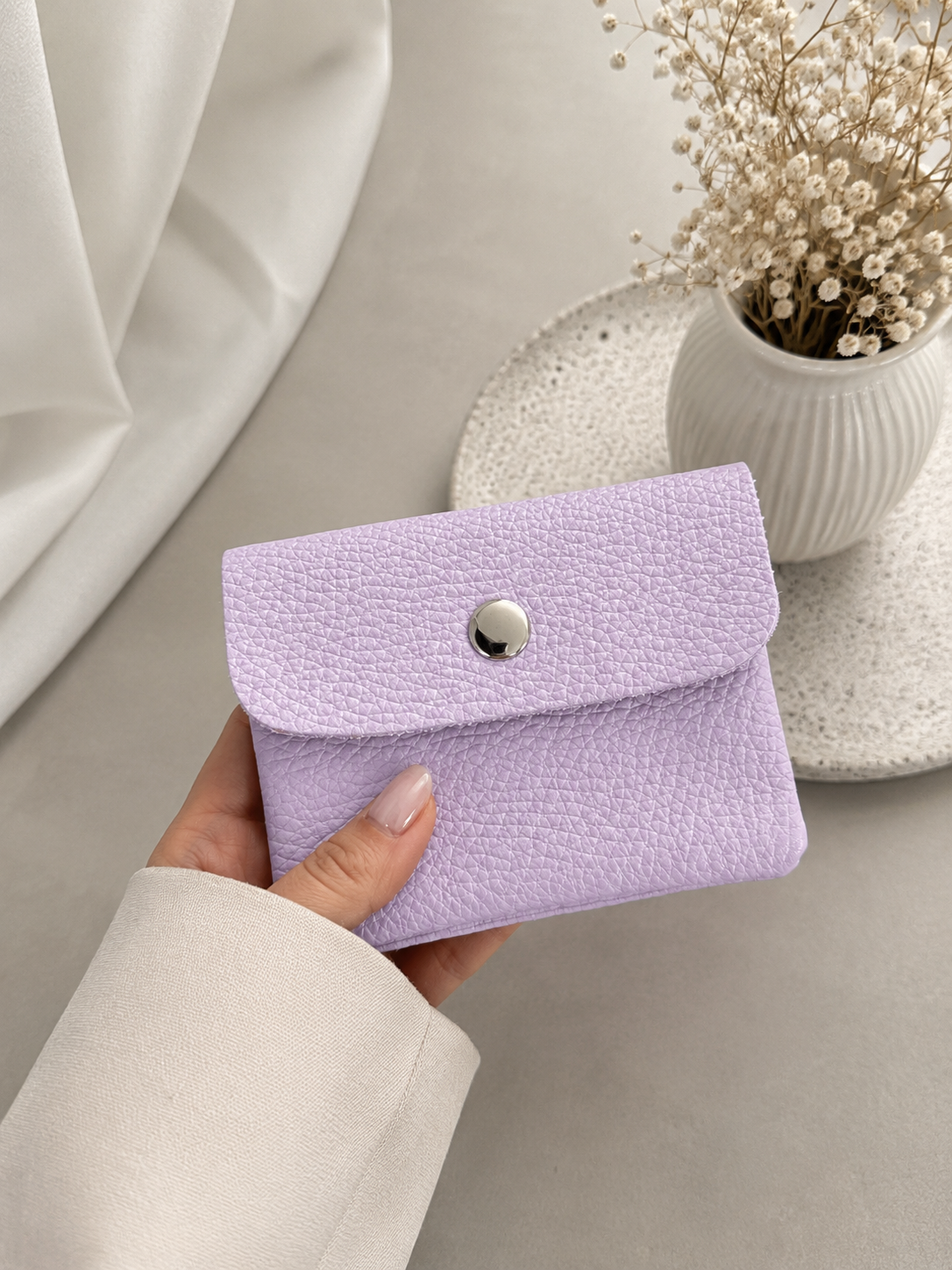 Mini Portmonee „Color Pop“ – Dark Flieder